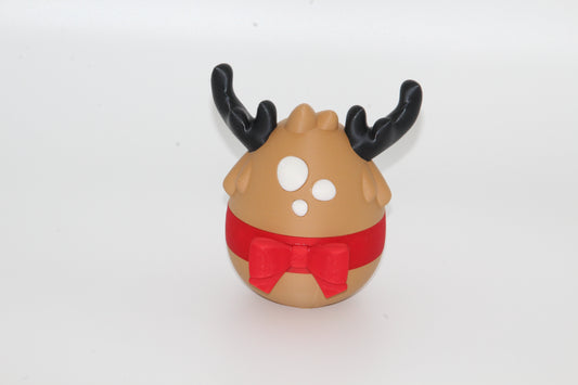 Juleæg med Rudolf drage